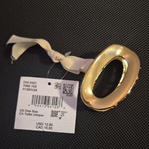 NWT American Eagle Gold Hair Claw Clip Chic Accessory